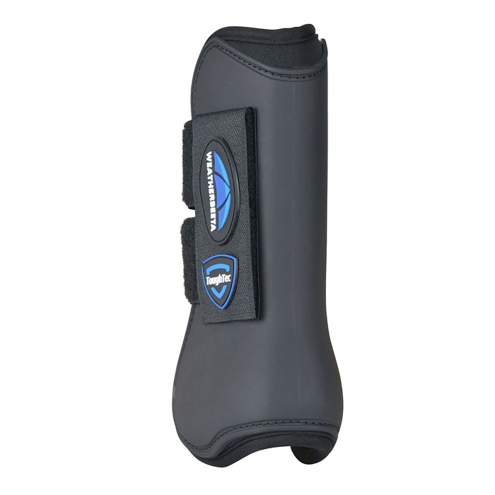 WeatherBeeta Tough - Tecc Prime Open Front Boots for Horses - KOAB6 - Black/Black - Small - 2 ct - 4