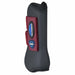 WeatherBeeta Tough - Tecc Prime Open Front Boots for Horses - KOAB9 - Black/Burgundy - Small - 2 ct - 8
