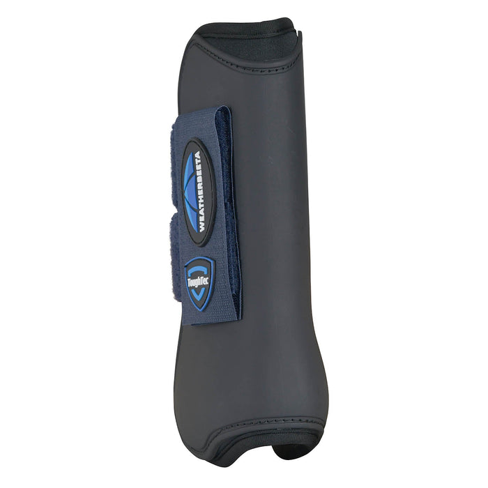 WeatherBeeta Tough - Tecc Prime Open Front Boots for Horses - KOABC - Black/Navy - Small - 2 ct - 12