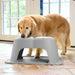 WeatherTech Double High Pet Feeding System, Plastic Bowl - WTD2D - Dark Grey - 8" High, 8 oz - 7