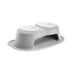 WeatherTech Double High Pet Feeding System, Plastic Bowl - WTD2L - Light Grey - 6" High, 32 oz - 14
