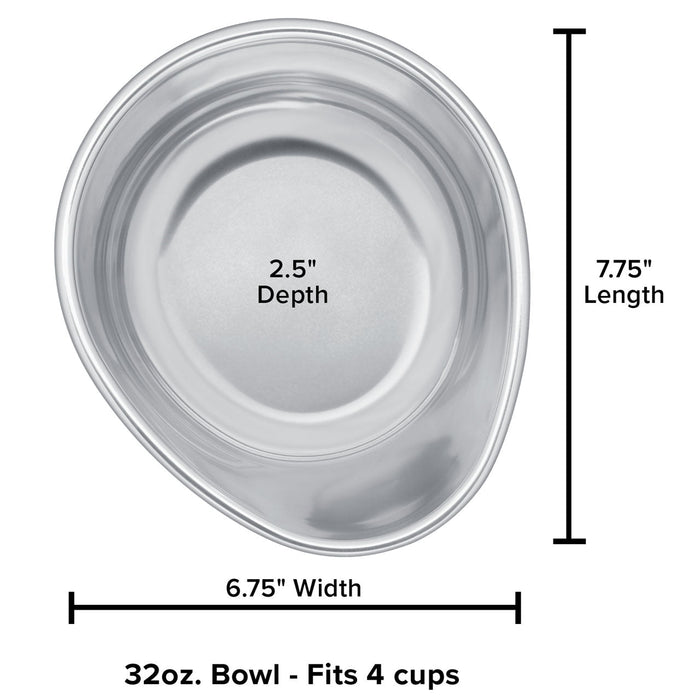 WeatherTech Pet Feeding System Extra Bowls, BPA - Free Plastic - WTD5U - 8 oz - Holds 1 Cup - White - 1 - 2