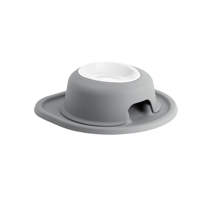 WeatherTech Single High Pet Feeding System, Plastic Bowl - WTD3J - Dark Grey - 3" High, 32 oz - 1