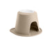 WeatherTech Single High Pet Feeding System, Plastic Bowl - WTD42 - Tan - 12" High, 64 oz - 25