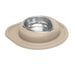 WeatherTech Single Low Pet Feeding System, Stainless Steel - WTD5H - Tan - 16 oz - 24