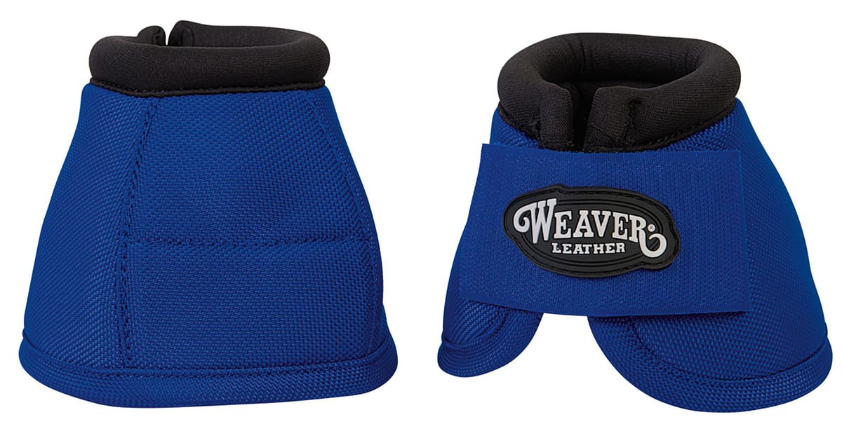 Weaver Ballistic No - Turn Bell Boots for Horses - WEAY4 - Blue - Large - 4
