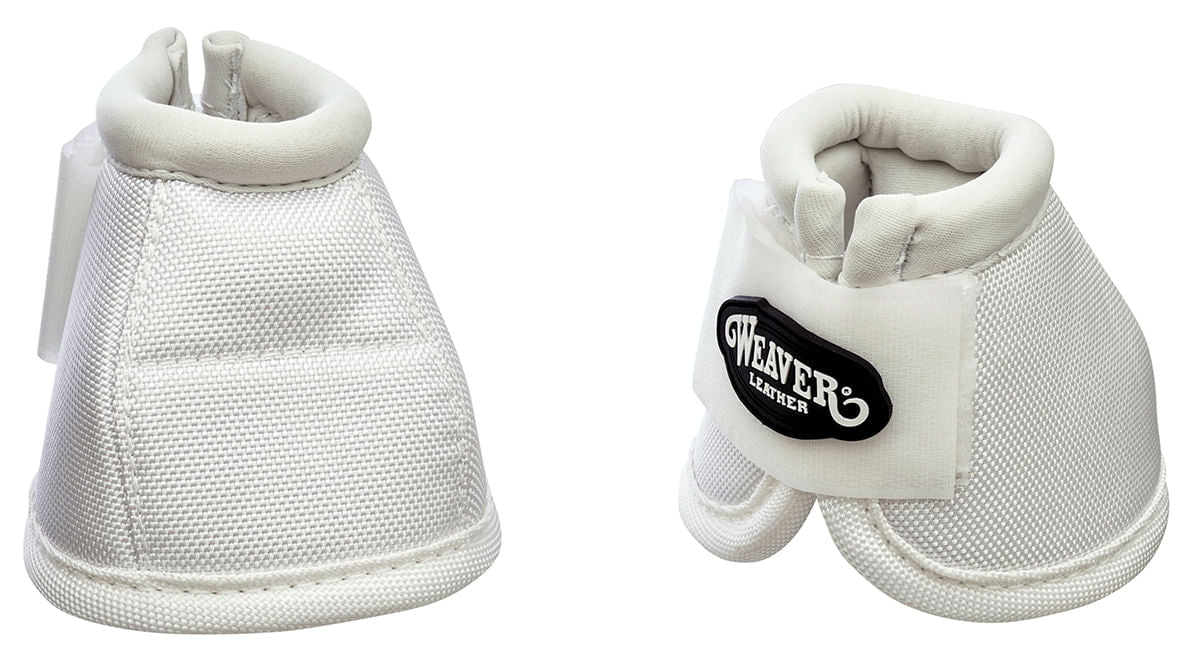 Weaver Ballistic No - Turn Bell Boots for Horses - WEAY6 - White - Large - 5