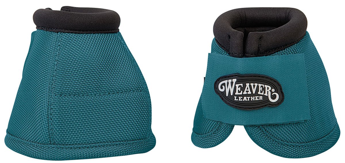 Weaver Ballistic No - Turn Bell Boots for Horses - WEAY7 - Turquoise - Large - 2