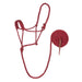 Weaver Braided Poly Rope Horse Halter with Lead - WLCPF - Red - 10' - 4