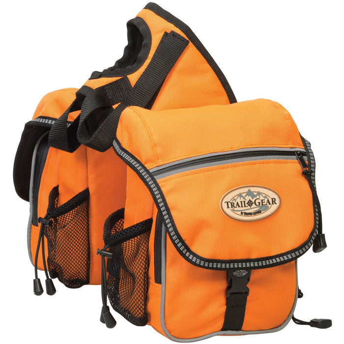 Weaver Leather Trail Gear Pommel Saddle Bag, 600D - WEA0C - Brown - 9