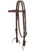 Weaver Leather Working Cowboy Browband Headstall - WEAZI - Solid Brass - 2
