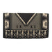 Weaver New Zealand Wool Show Saddle Blanket for Horses, 4.5 lbs - WLCQW - Charcoal, Silver & Cream - 4.5 lb - 34" x 38" - 1