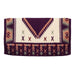 Weaver New Zealand Wool Show Saddle Blanket for Horses, 4.5 lbs - WLCQY - Purple, Cream & Sand - 4.5 lb - 34" x 38" - 3