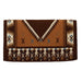 Weaver New Zealand Wool Show Saddle Blanket for Horses, 4.5 lbs - WLCQZ - Chestnut, Buckskin & Cream - 4.5 lb - 34" x 38" - 4