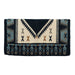 Weaver New Zealand Wool Show Saddle Blanket for Horses, 4.5 lbs - WLCR1 - Navy, Cream & Light Blue - 4.5 lb - 34" x 38" - 5