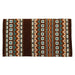 Weaver New Zealand Wool Show Saddle Blanket for Horses, 6 lbs - WLCQQ - Chestnut, Buckskin & Turquoise - 6 lb - 34" x 38" - 3