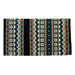 Weaver New Zealand Wool Show Saddle Blanket for Horses, 6 lbs - WLCQS - Sand & Turquoise - 6 lb - 34" x 38" - 4