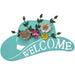 Welcome Cowboy Hat Wall Hanging - JTIA99 - Multi - 1