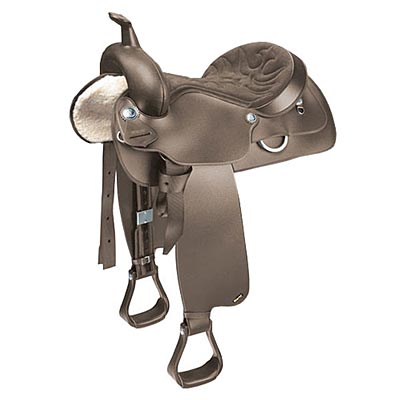 Wintec All Rounder Saddle - Semi QH Bars - QGW1 - Brown - 2