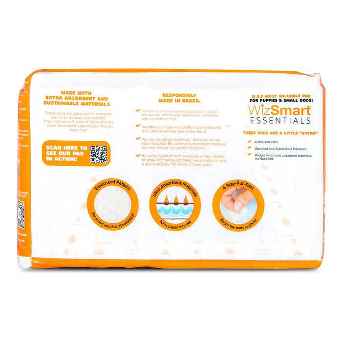 WizSmart Essentials Pads, Large - 024PC-0466 - 50ct - 12