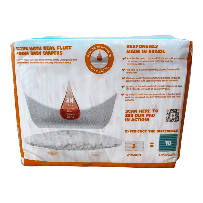WizSmart Heavyweight Pads for Small Dogs & Puppies - 024PC-2196 - 23.5" x 22" - 50ct - 13