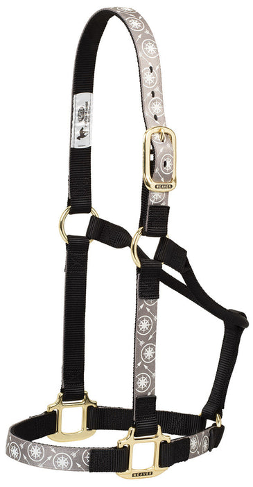 Weaver Patterned Nylon Overlay Halter for Horses - WLC2KC - Compass - Small - 10