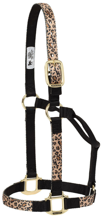 Weaver Patterned Nylon Overlay Halter for Horses - WLC2K9 - Sahara Leopard - Small - 3
