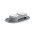 WeatherTech Double High Pet Feeding System, Poly Bowls Color Dark Grey