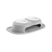 WeatherTech Double High Pet Feeding System, Poly Bowls Color Light Grey