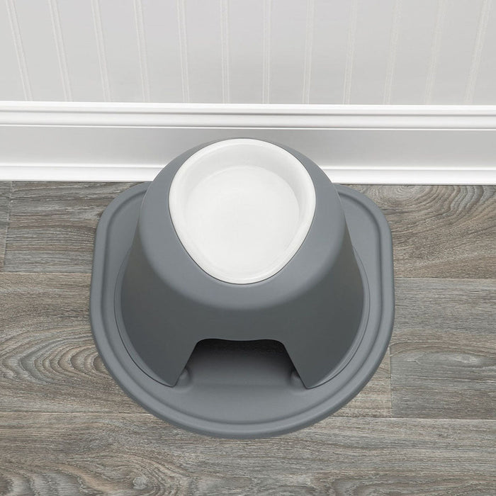 WeatherTech Single High Pet Feeding System, Poly Bowl Color Tan