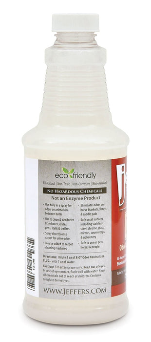 Jeffers X - O Pet Odor Neutralizer Plus + Cleaner Concentrate - TZJM - 16 oz - 9