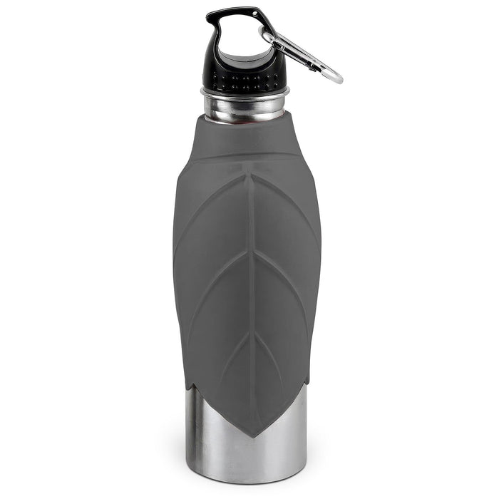 Jeffers SS Dog Travel Water Bottle with Silicone sipper Color Grey