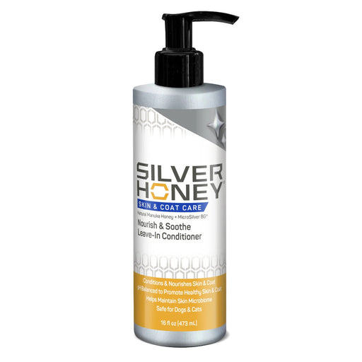 Silver Honey Skin & Coat Care Leave-In Conditioner 16 fl oz (473 ml) Pump Bottle Size 16 fl oz (473 ml)