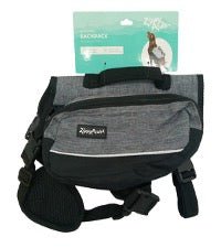 Zippy Paws Lightweight Adventure Backpack, Graphite - ZPP14 - Medium - 9
