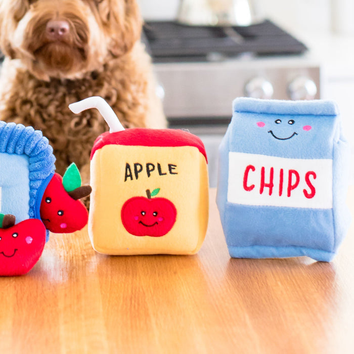 Zippy Paws NomNomz Juicebox Squeaky Plush Dog Toy - ZPP1F - 2