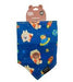 Zippy Paws Reversible Pet Bandana for Dogs Under 20” Neck - ZPP18 - Space Adyssey - 1