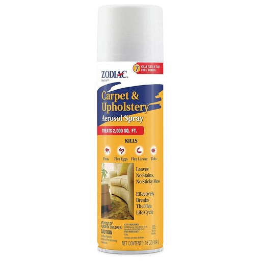 Zodiac Carpet & Upholstery Flea & Tick Aerosol Spray, 16 oz - FAAA2 - 16 oz - 1 - 1