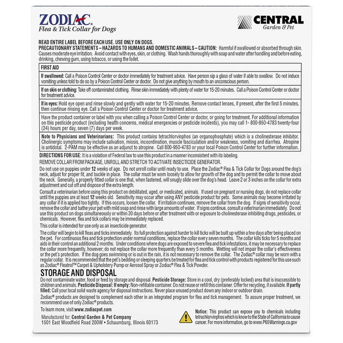 Zodiac Flea & Tick Collar for Dogs - 7 Months of Protection - FAAAD - Large - 1 ct (7 Month Protection) - 2