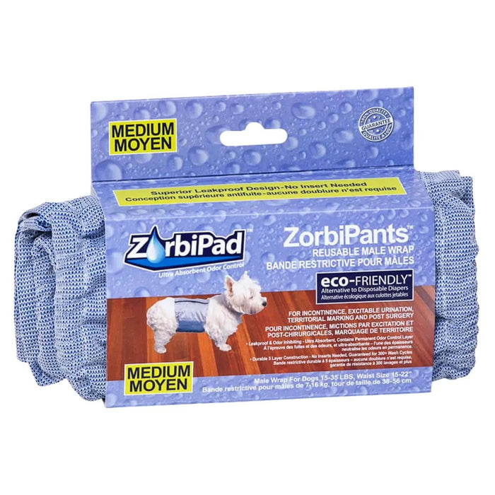 ZorbiPants Reusable Male Wrap for Dogs - 024ZPP-MME01 - Medium - 3