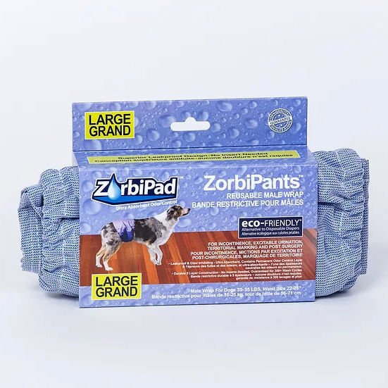 ZorbiPants Reusable Male Wrap for Dogs - 024ZPP-MLG01 - Large - 7